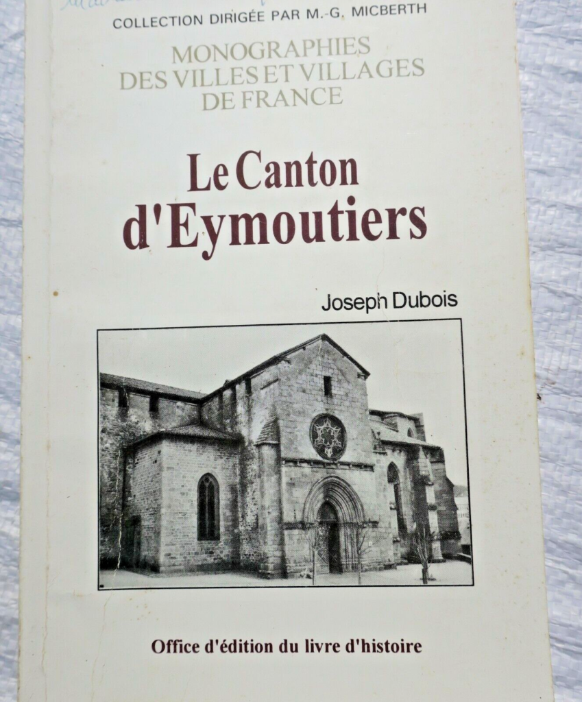 Historical study of the Eymoutiers canton