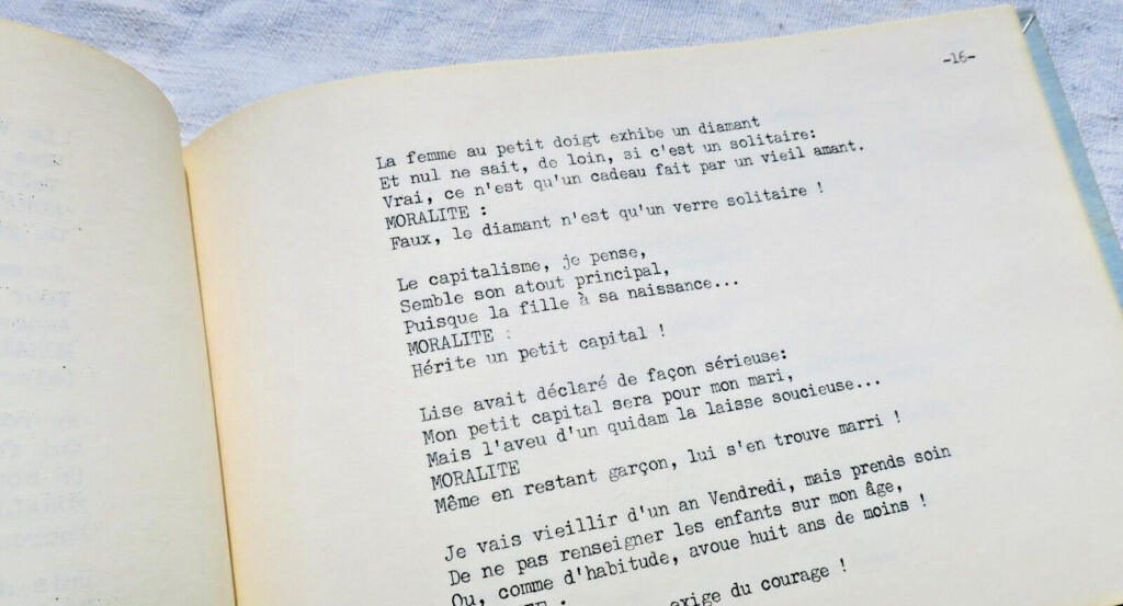 Fabeln in Versen: Quatrains-Sammlung