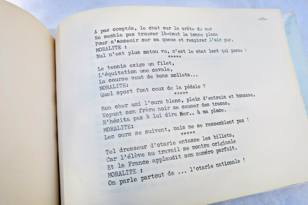 Fables express en quatrains Damain