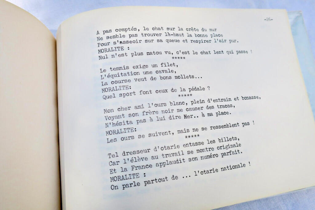 Fabeln in Versen: Quatrains-Sammlung