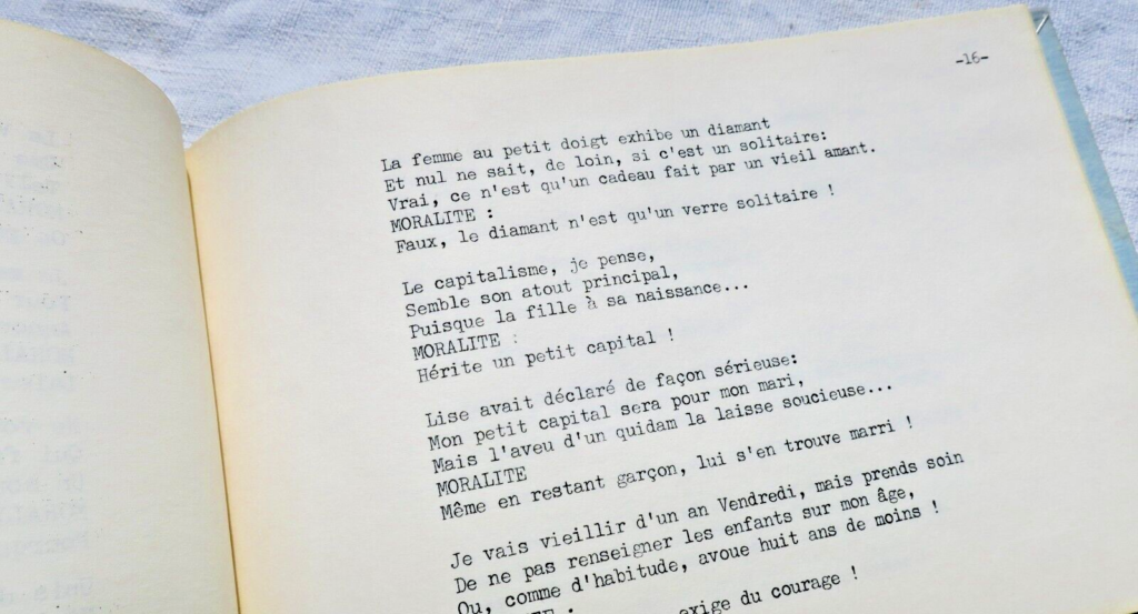 Fables express en quatrains Damain