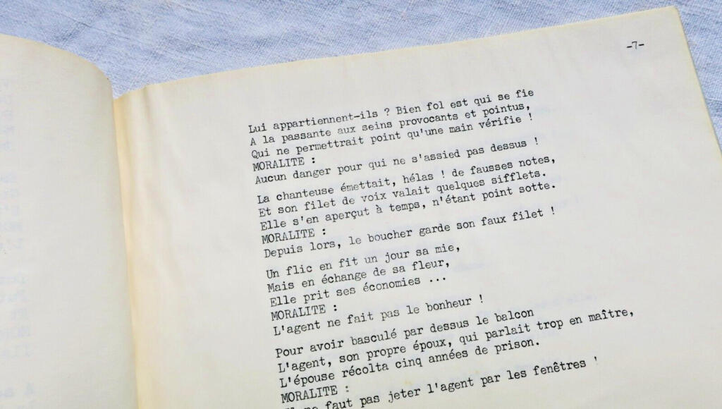 Fabeln in Versen: Quatrains-Sammlung