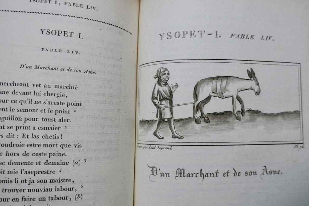 Medieval & La Fontaine Fables: Comparative Study 1825