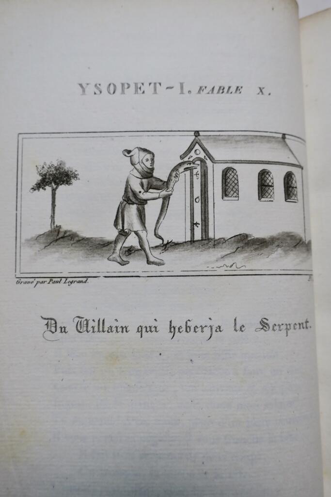 Medieval & La Fontaine Fables: Comparative Study 1825