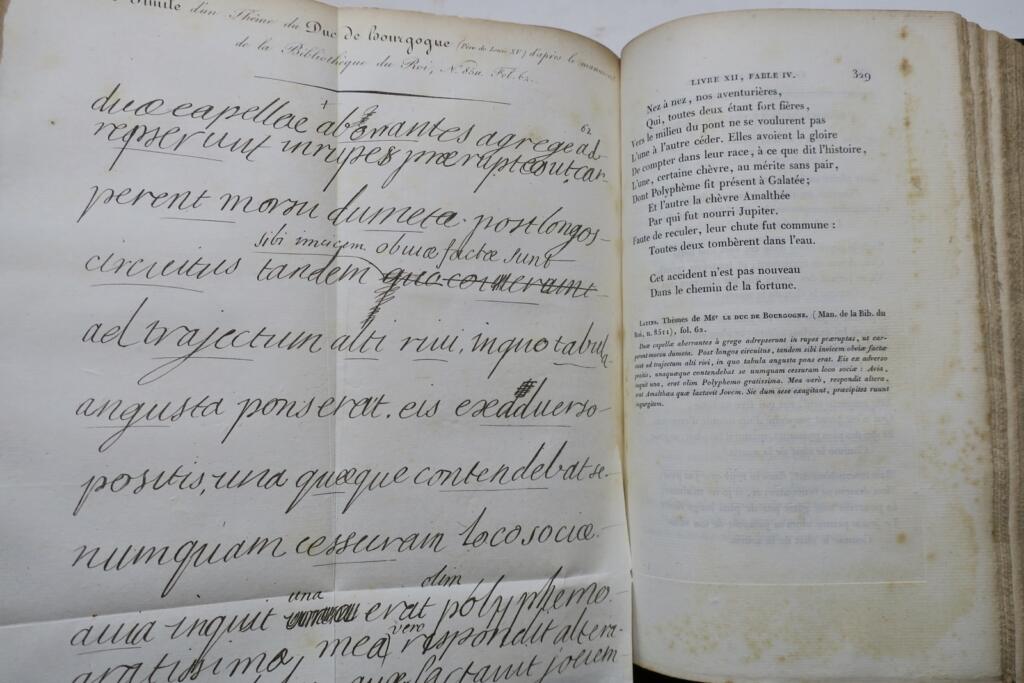 Medieval & La Fontaine Fables: Comparative Study 1825