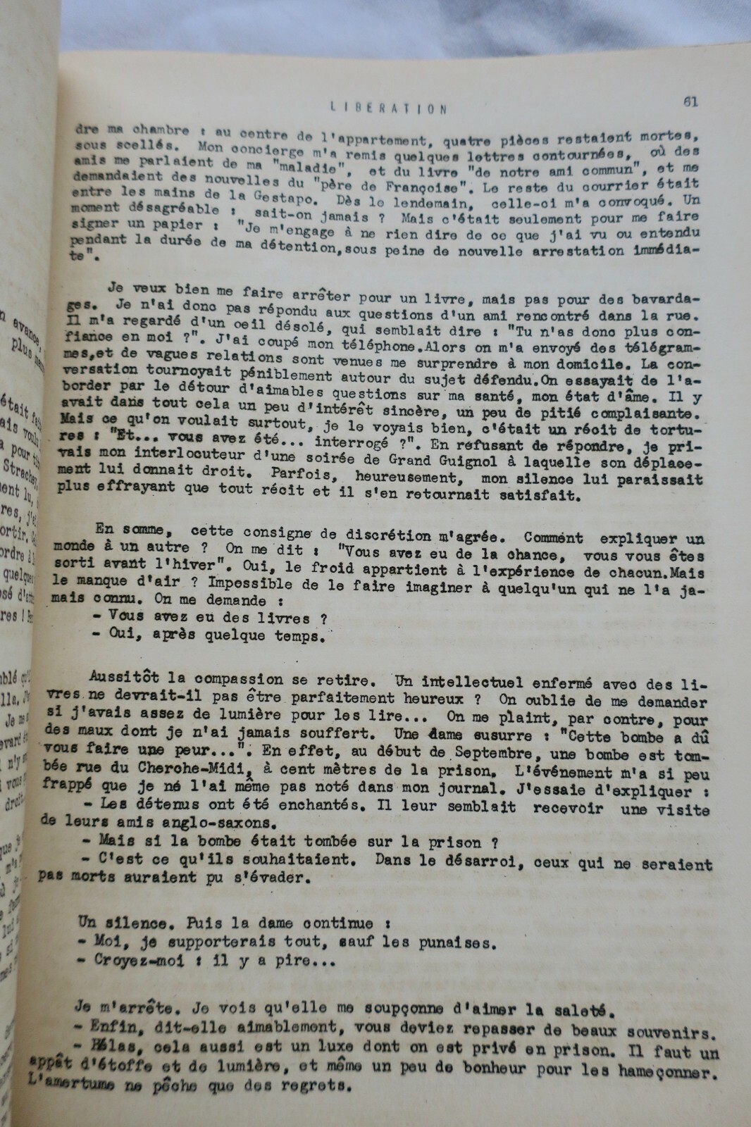 Writings from Prison 1944<span class="lla-card-orig-wrap"><span class="lla-card-orig">❦ FABRE-LUCE Écrit en prison 1944</span></span> - La Librairie Antique
