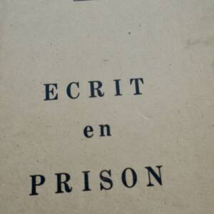 FABRE-LUCE Écrit en prison 1944