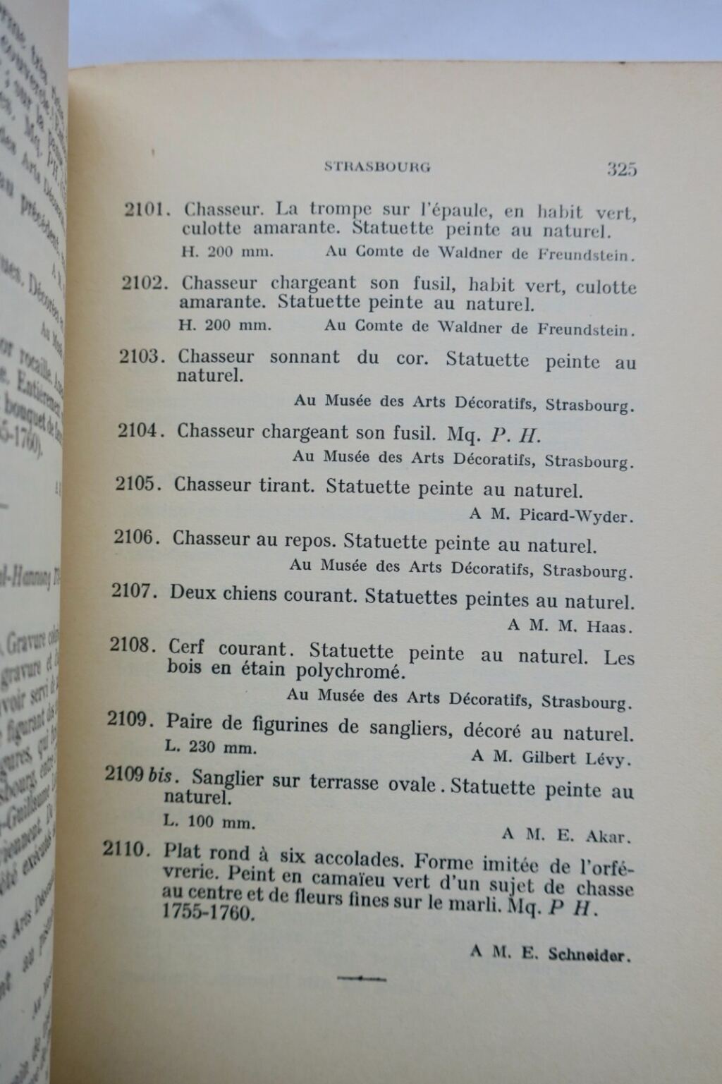 faïence française de 1525 à 1820 Pavillon de Marsan 1932