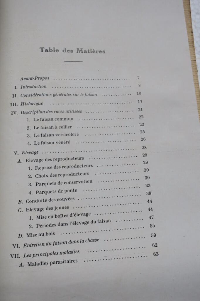 Studie zur Fasanenzucht