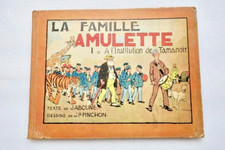 タマノワール・ジャブーン教育機関のアミュレット家<span class="lla-card-orig-wrap"><span class="lla-card-orig">❦ Famille Amulette à l’Institution de Tamanoir Jaboune, ill. Pinchon 1930</span></span> - La Librairie Antique