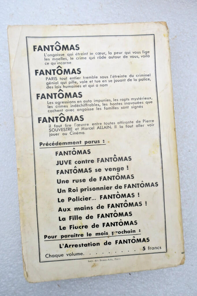 Collection of Fantômas novels
