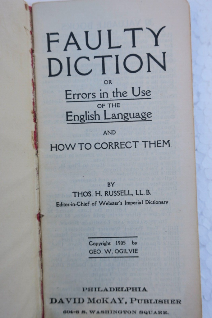 Common English Language Errors and Misusages