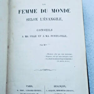 Femme du monde selon l'évangile