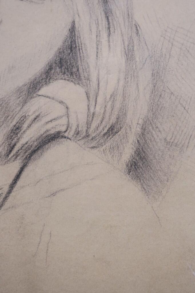 femme époque romantique Dessin, 30 x 41 cm