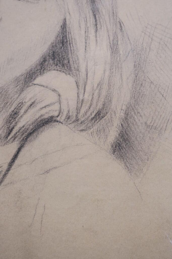 femme époque romantique Dessin, 30 x 41 cm