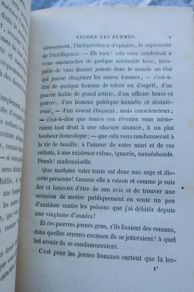 Femme Karr Alphonse Encore les femmes 1858