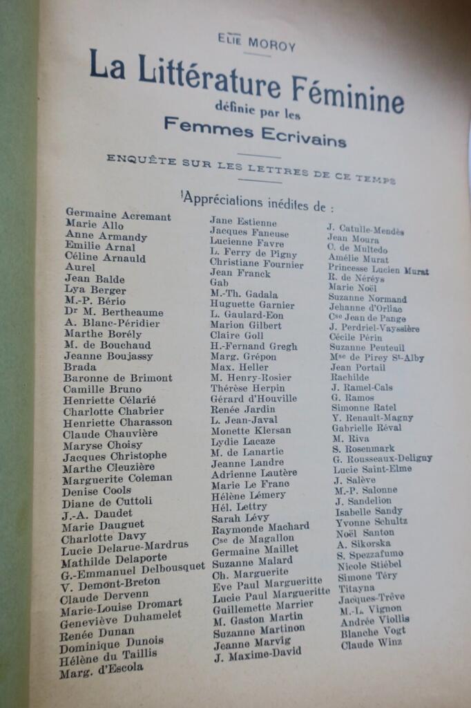 Women's Literature Anthology 1931