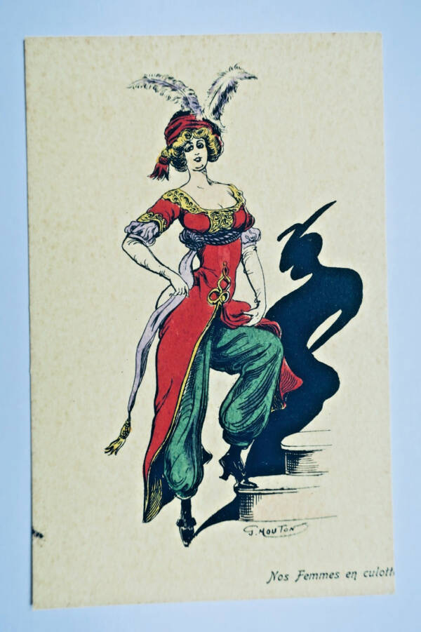femmes en culotte illustré par Mouton