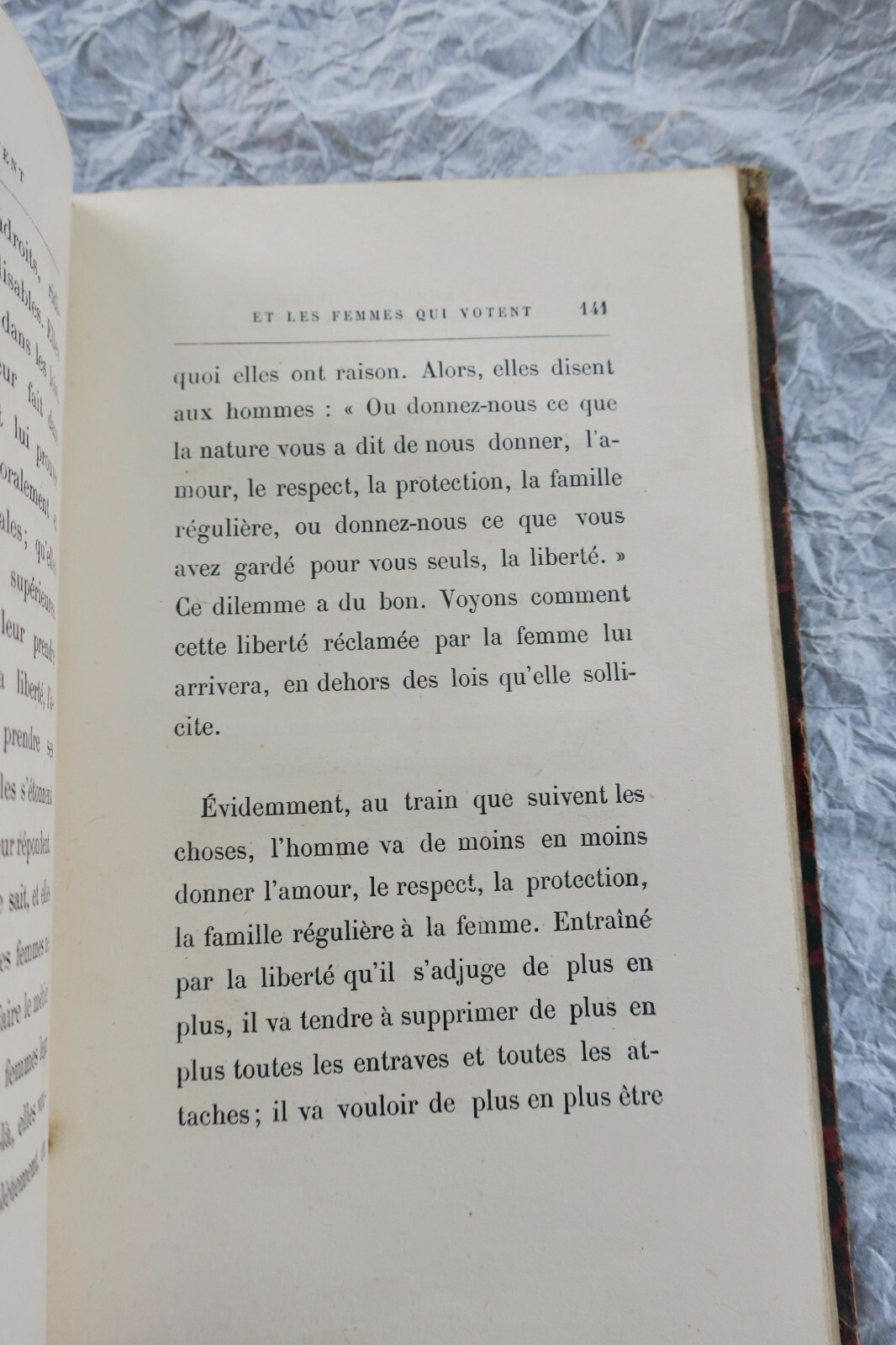 Frauen, die töten, und Frauen, die wählen 1880 DUMAS (Alexandre fils)