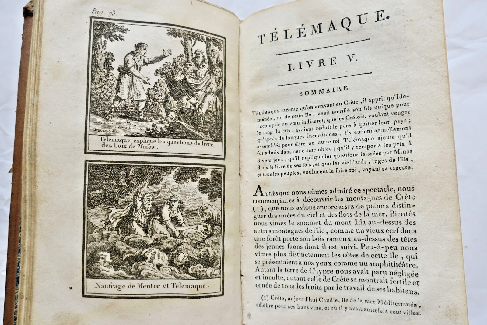 Telemachus adventures - rare leather binding - Image 5
