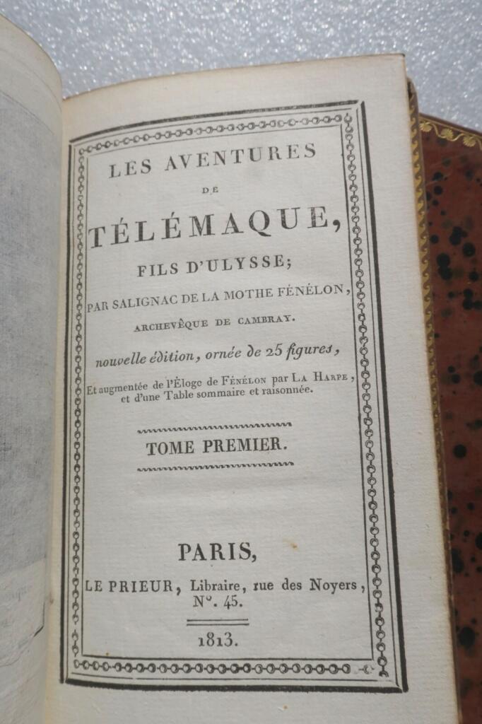 Abenteuer des Telemachus von Fenelon