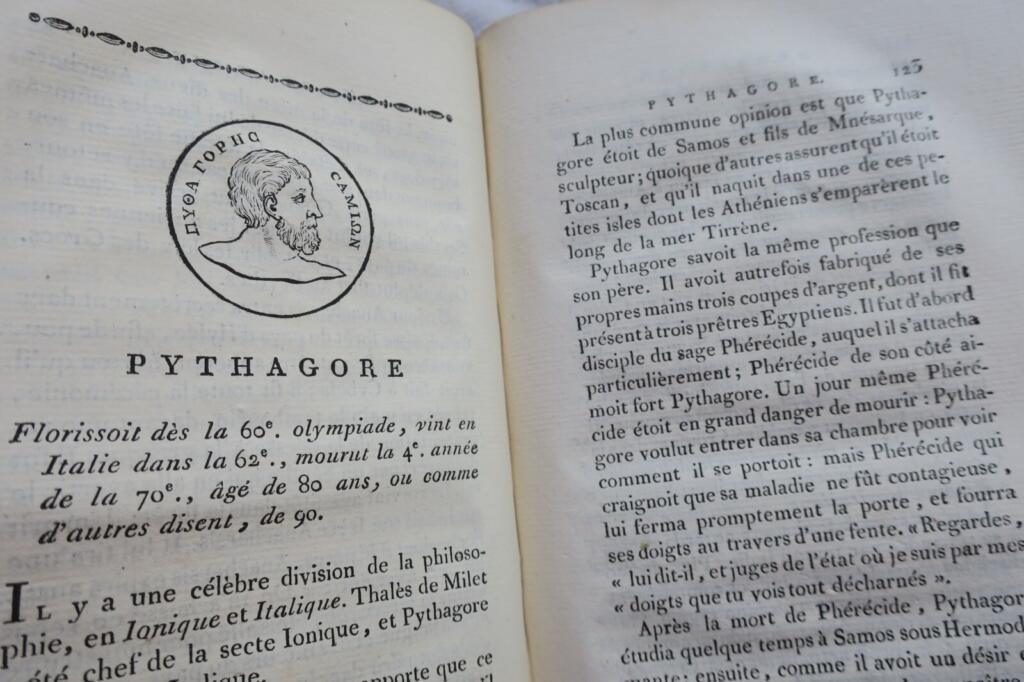 FENELON Die Lebensgeschichten der alten Philosophen 1811
