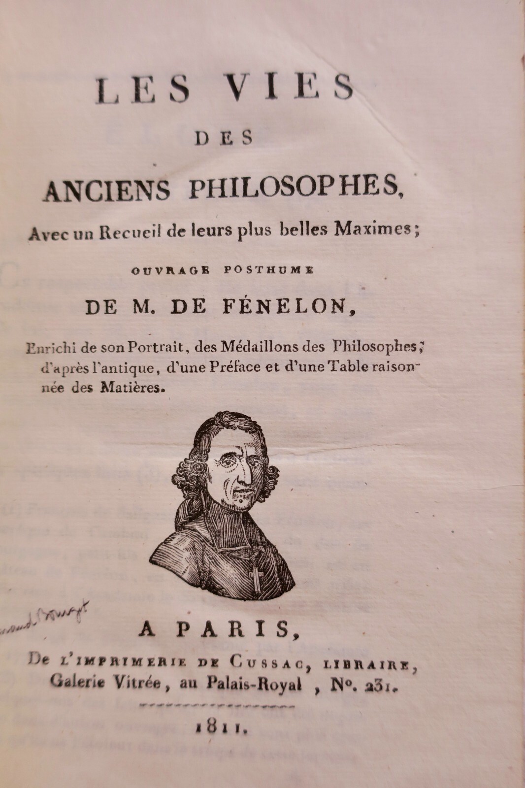 FENELON Die Lebensgeschichten der alten Philosophen 1811 - Image 5