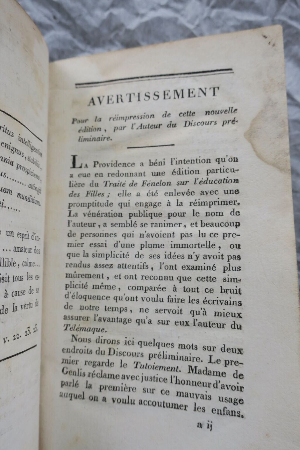 Fénelon on Girls' Education