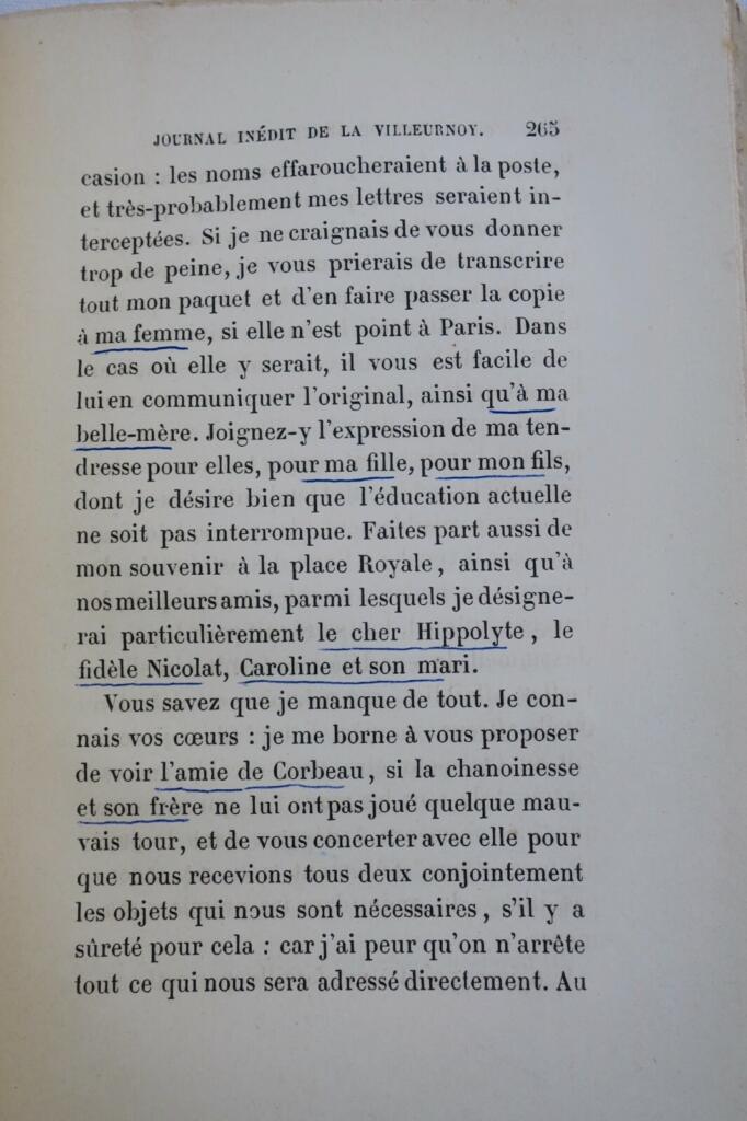 Fernig Correspondance inédite aide de camp du Gal Dumouriez 1873