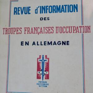 Informationsbericht über französische Truppen in Deutschland