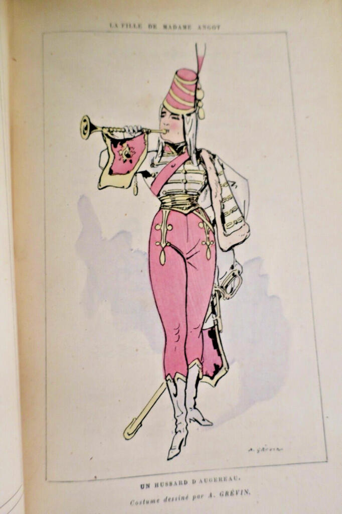 Comic opera in three acts with illustrated costumes