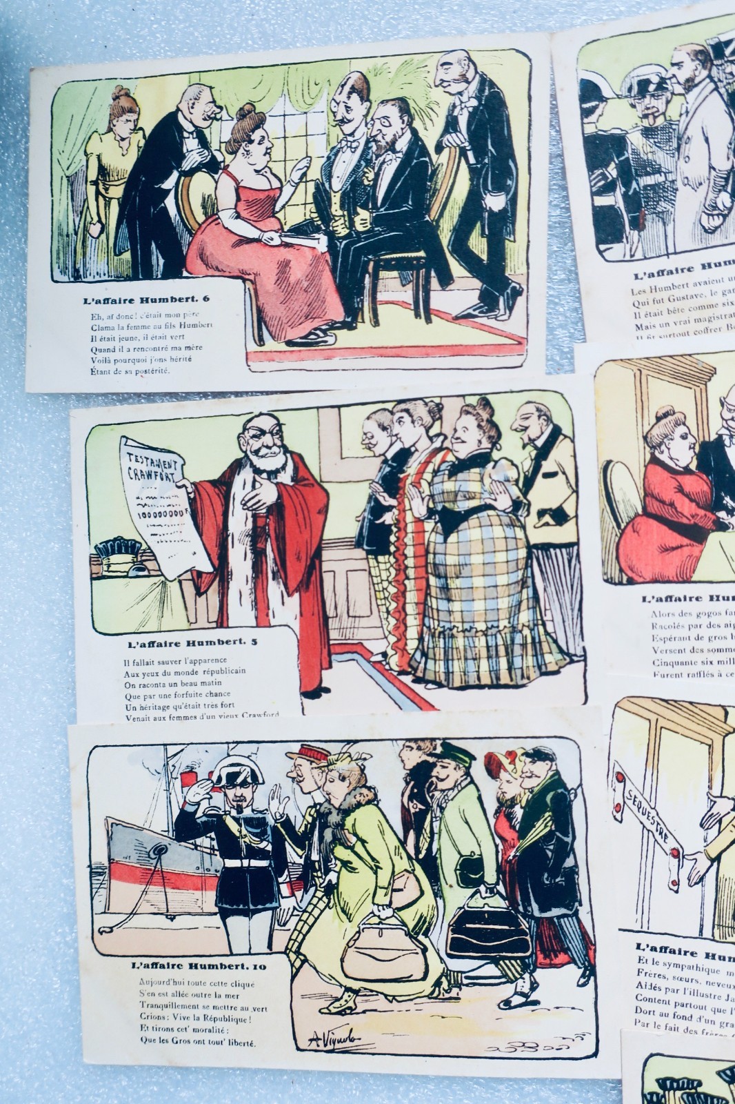 finance héritage Affaire Humbert 10 cartes-postales – Image 3