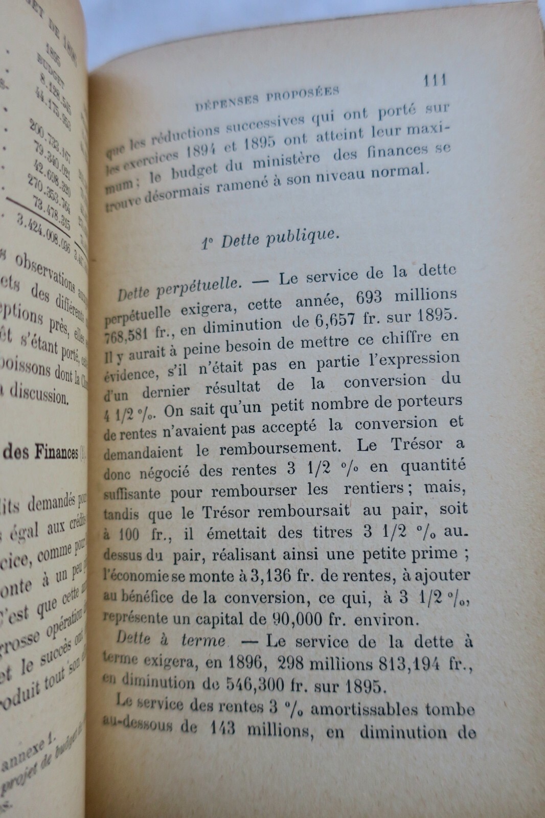 FINANCE Législation financière. Les budgets français Bidoire + envoi 1897 – Image 9