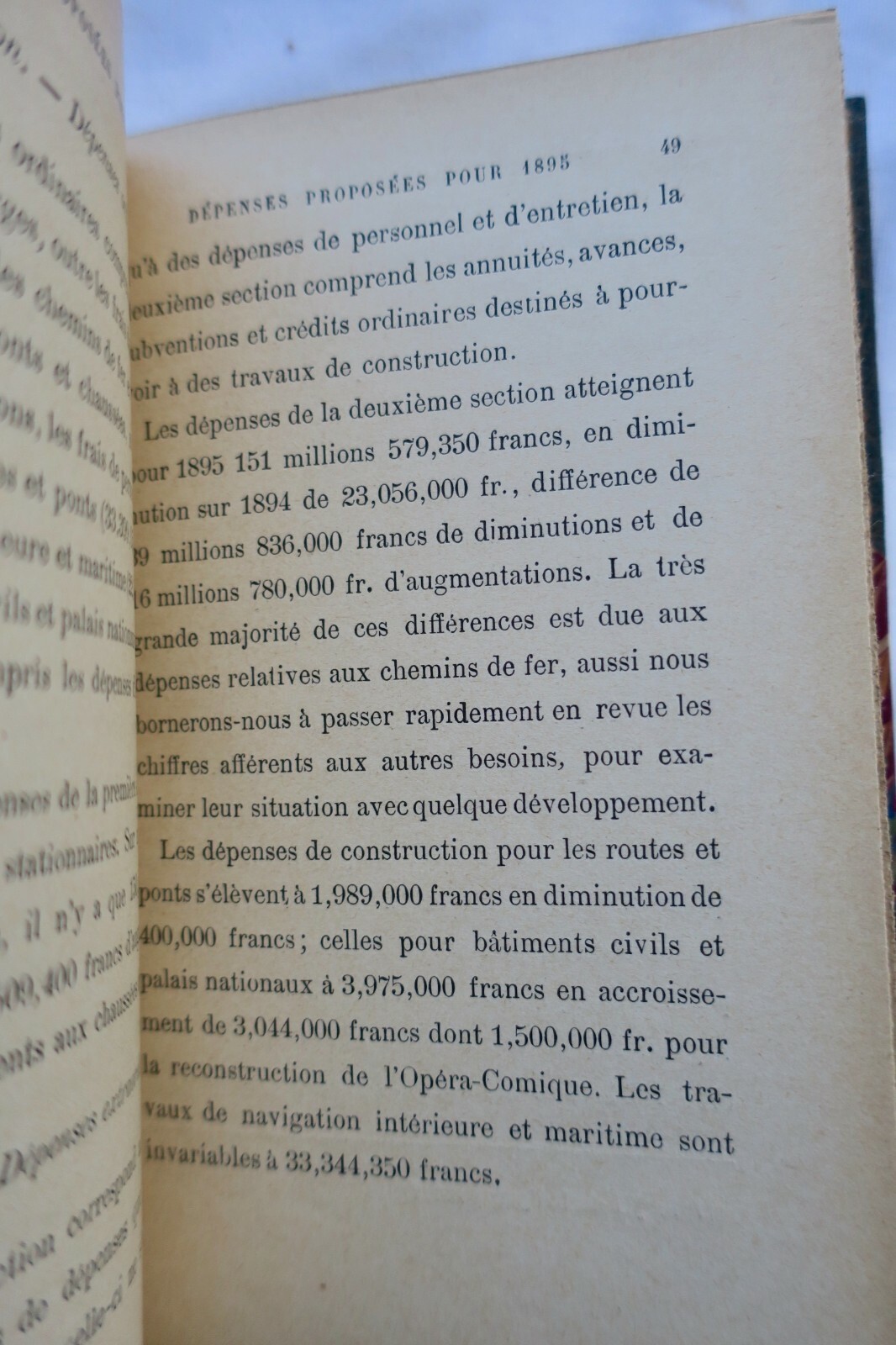 FINANCE Législation financière. Les budgets français Bidoire + envoi 1897 – Image 8