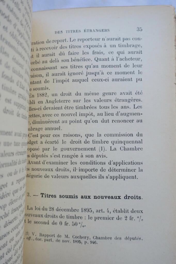 FINANCE Législation financière. Les budgets français Bidoire + envoi 1897
