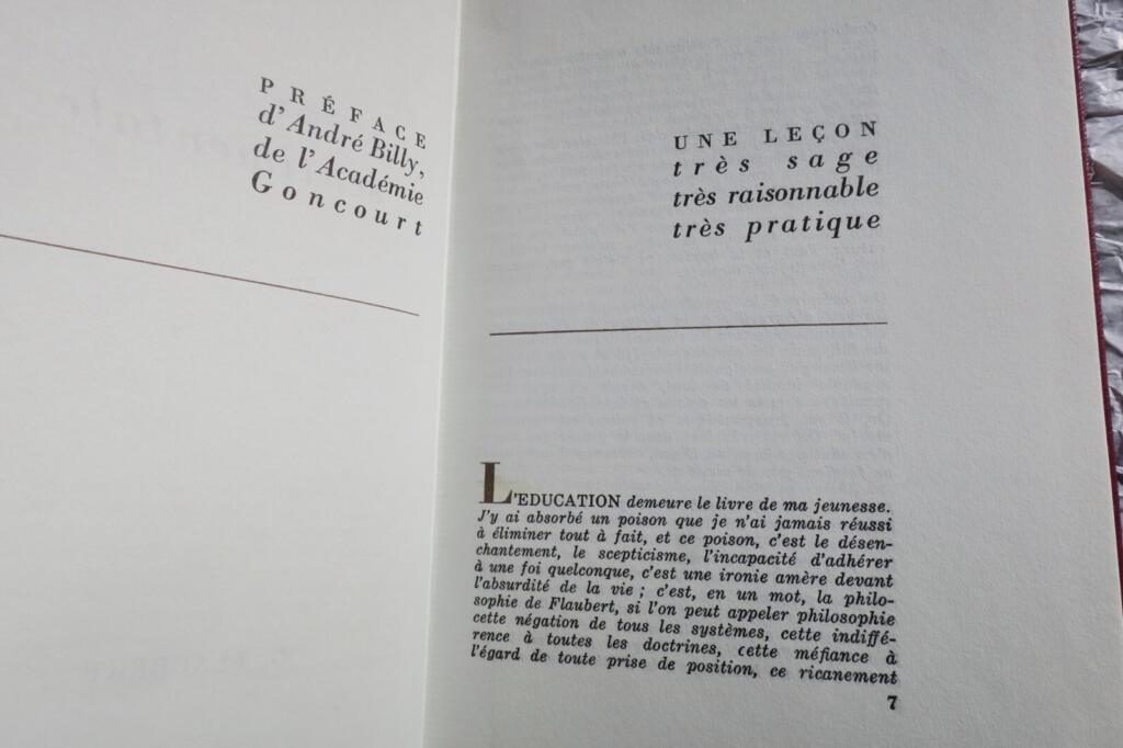 Flaubert, Gustave L’éducation Sentimentale