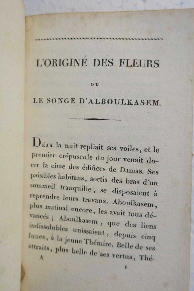 Der Ursprung der Blumen: Alboulkasems Traum