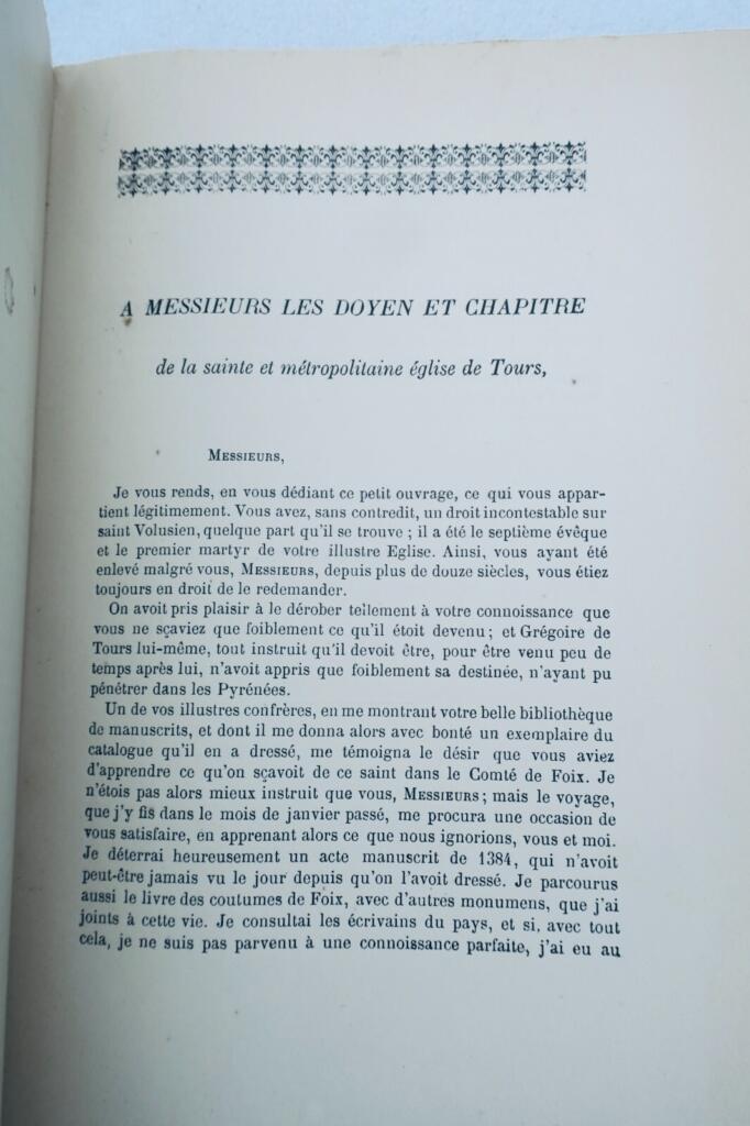 Das Leben des heiligen Volusian, Bischoff und Märtyrer