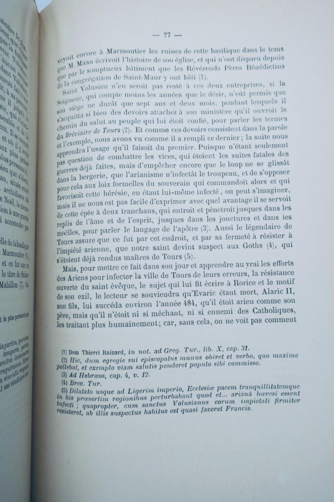 Das Leben des heiligen Volusian, Bischoff und Märtyrer