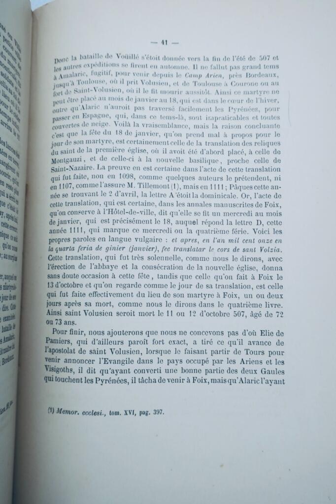 Das Leben des heiligen Volusian, Bischoff und Märtyrer