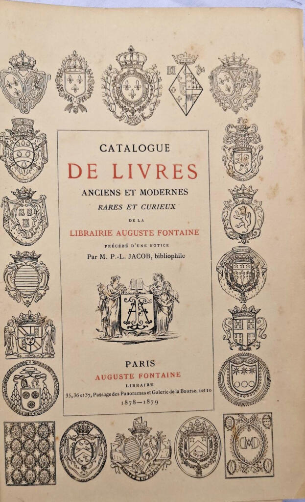 Rare and Curious Books Catalog 1878-1879