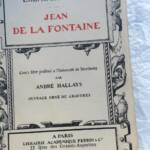 Fontaine HALLAYS Essai sur le XVIIe siècle. Jean de la Fontaine - La Librairie Antique