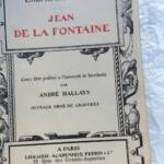Fontaine HALLAYS Essai sur le XVIIe siècle. Jean de la Fontaine - La Librairie Antique