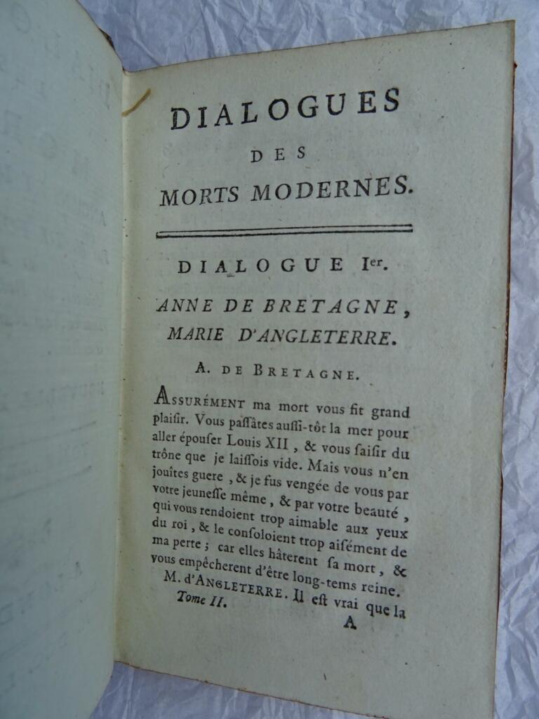 Dialogues between Ancient and Modern Figures