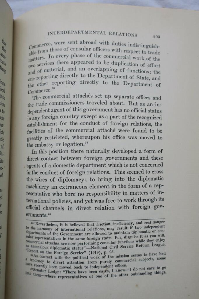 Foreign Service of the United States 1925