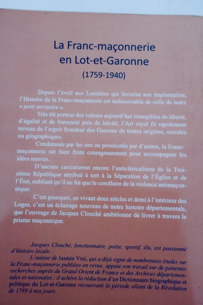 Freemasonry in Lot-et-Garonne, 1759-1940