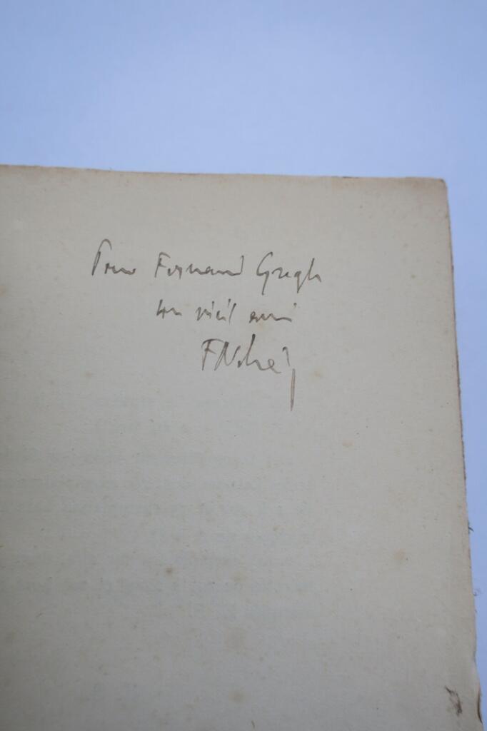 Die Kunst zu leben mit Autorenwidmung
