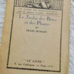 Franc-Nohain Le jardin des bêtes et des plantes SP + envoi