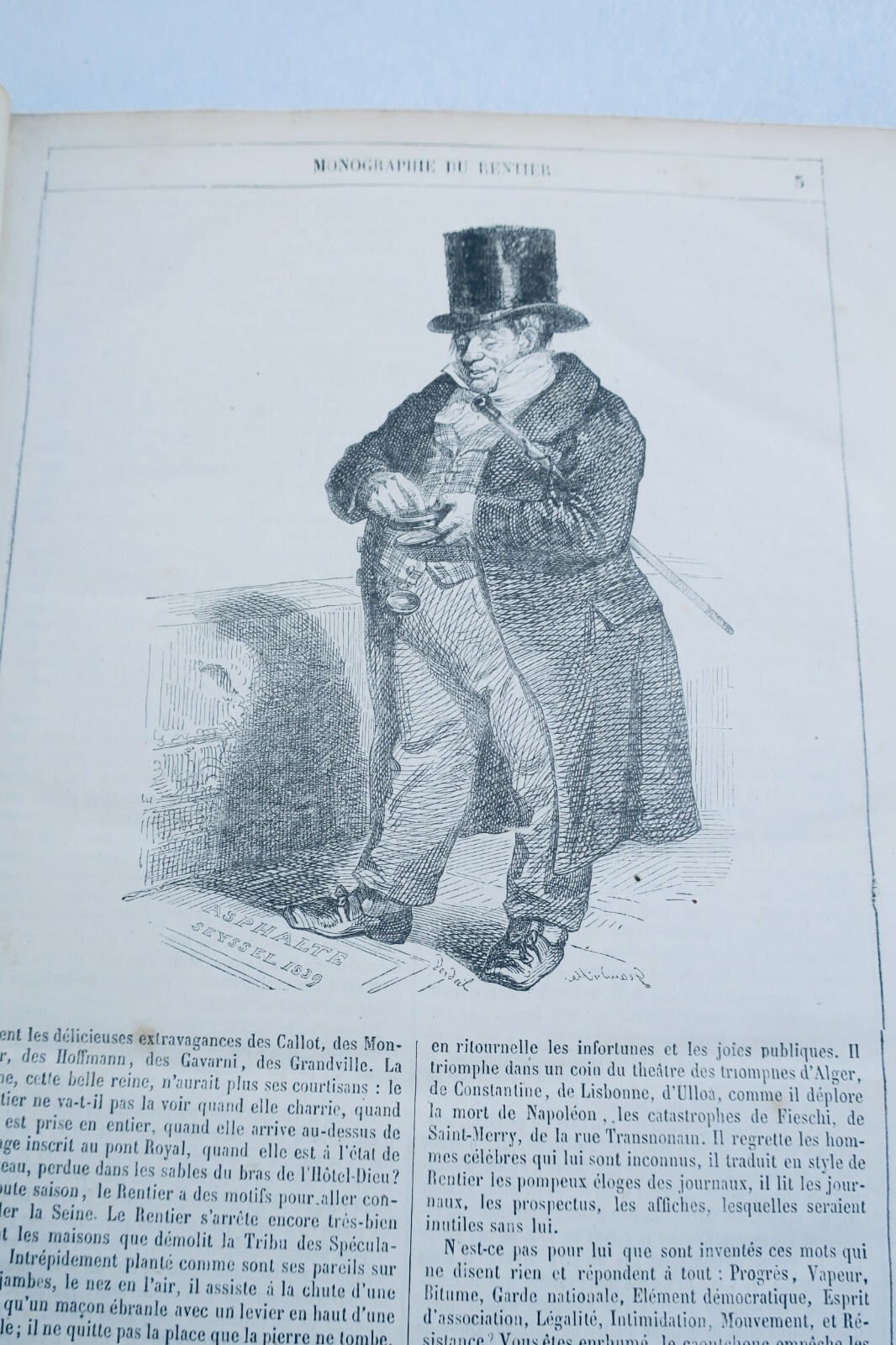 Français peints par eux-même. Textes de Balzac, Nodier, Pétrus Borel, Arago 1861 – Image 7