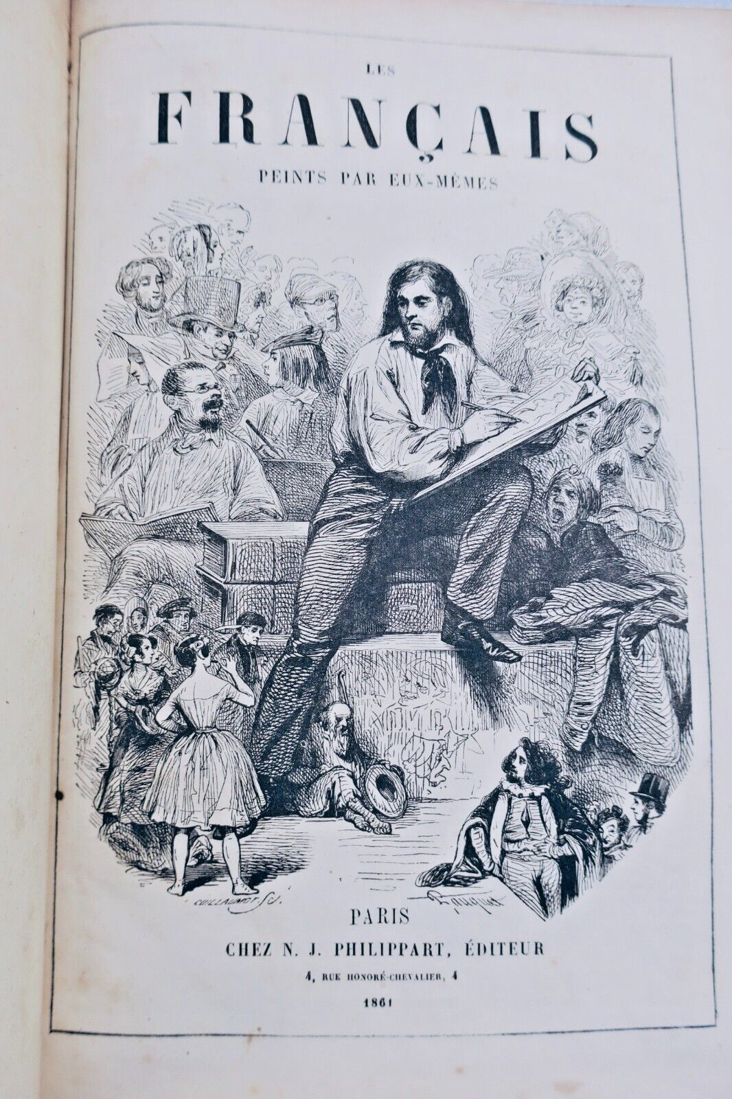 Français peints par eux-même. Textes de Balzac, Nodier, Pétrus Borel, Arago 1861 – Image 16